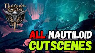 ALL NAUTILOID CUTSCENES in Baldur's Gate 3!