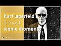 Karl Lagerfeld&#39;s five most iconic moments