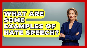 What Are Some Examples Of Hate Speech? - The Ethical Compass
