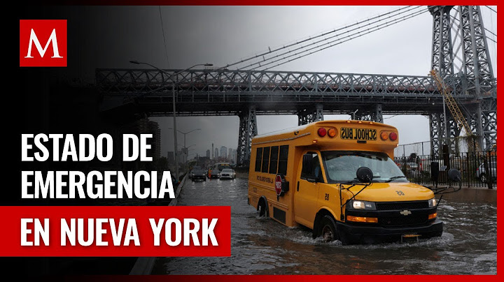 Declaran estado de emergencia en Nueva York por lluvias; cierran parte del Metro y retrasan vuelos
