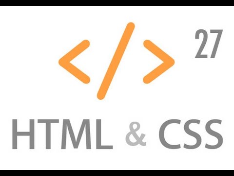 Intro to HTML and CSS part 27 - Adding a Youtube video