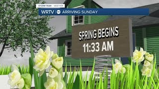 Spring arrives with warmer temperatures