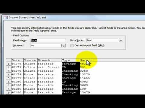 Import Excel Data