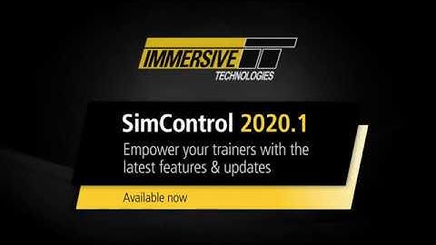 SimControl 2020.1 Improvements by Immersive Technologies #ExpectResults