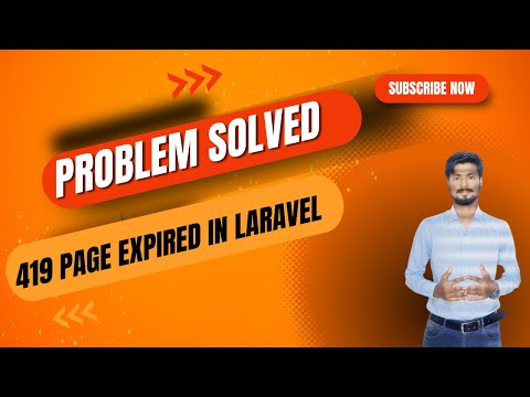 419 page expired in laravel