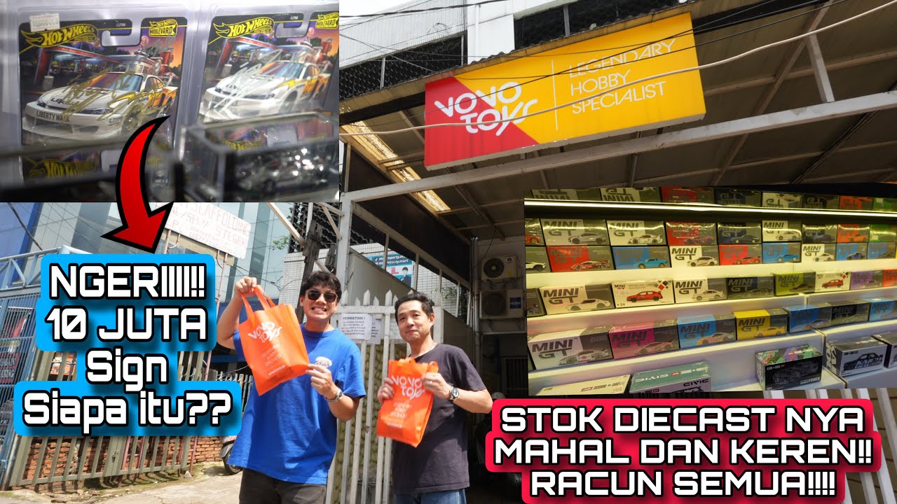 KATANYA TOKO DIECAST INI LENGKAP BANGET!!! VOVO TOYS DI DAERAH JAKARTA PUSAT!!