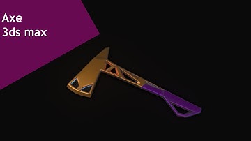 Modeling Axe 3ds max tutorial part - 2