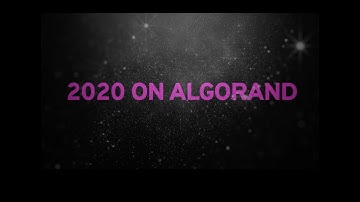 2020 on Algorand