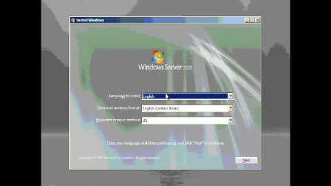 Installing Windows Server 2008 Enterprise - Installation - PT1