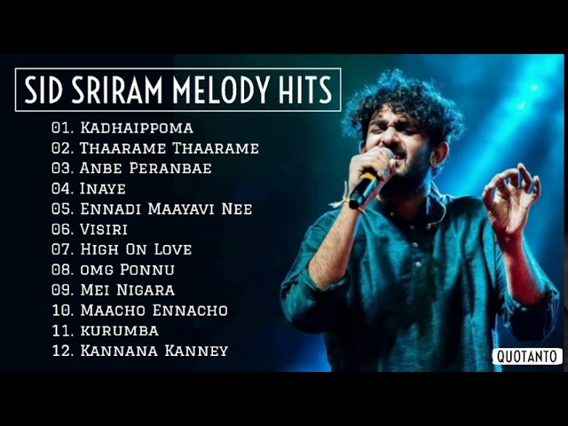 Sid Sriram Melody Hits | sid sriram melody songs collection | Sid Sriram Songs Jukebox | Tamil Songs class=