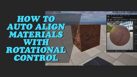 World Aligned Texture With Rotation Function Unreal Engine 5
