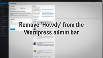 Remove Howdy from Wordpress Admin Bar (or change other text)