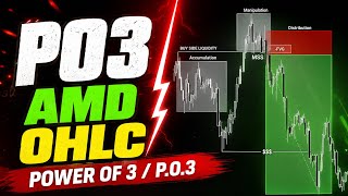 ICT PO3, AMD & OHLC Explained | Complete Smart Money Trading Guide 🔥