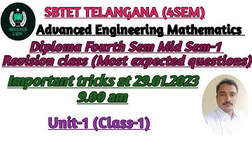 Homogeneous linear differential equations with constant coefficients| class-1 @SRINIVAS MATHS