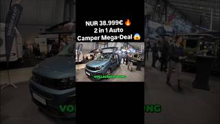 NUR 38.999€ – 2 in 1 Auto und Camper Mega-Deal #wohnmobil #vanlife #camping #werbung