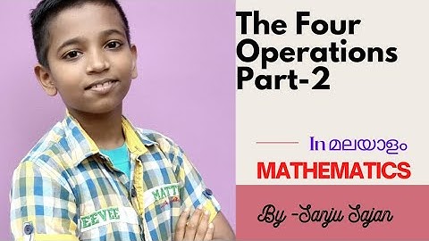 Mathematics|Class-5(CBSE-KERALA)|The Four Operations|Part-2.