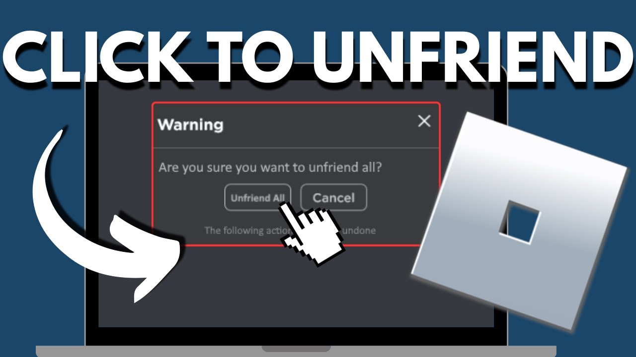 How To Unfriend People On Roblox YouTube 