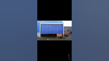 Effect display of rolling shutter door