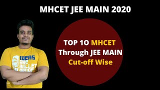 MHCET 2020 Top 10 College Cutoff through JEE Main Merit 🔥 MHCET JEE Main Predictor 😀