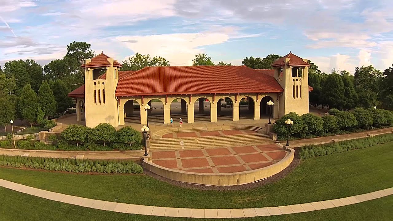 World Fair Pavillion Forest Part St. Louis DJI Phantom - YouTube
