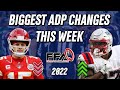 ADP Changes You Should Know Before Your Draft - 2022 Fantasy Football Advice
