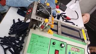 Loop cutting machine