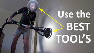 How the PRO's Sand a Level 5 Drywall