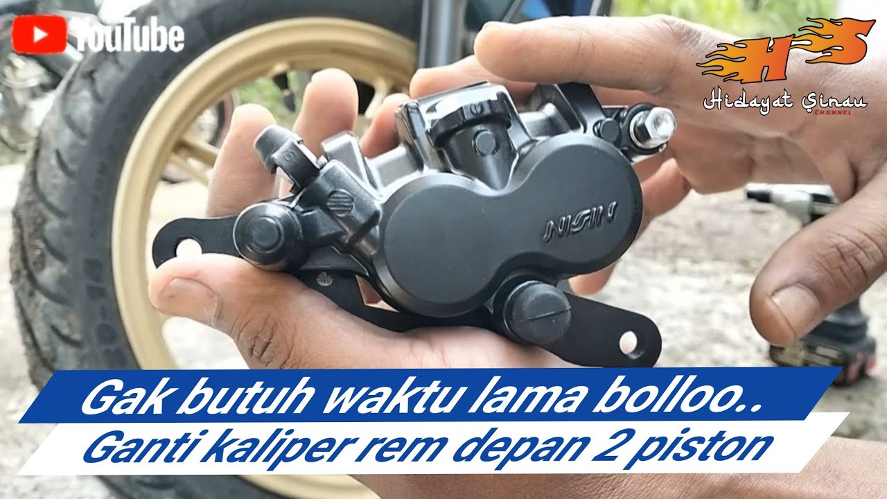 Cara ganti kaliper rem depan 2 piston PCX ADV 150/160 ABS di Vario & Beat
