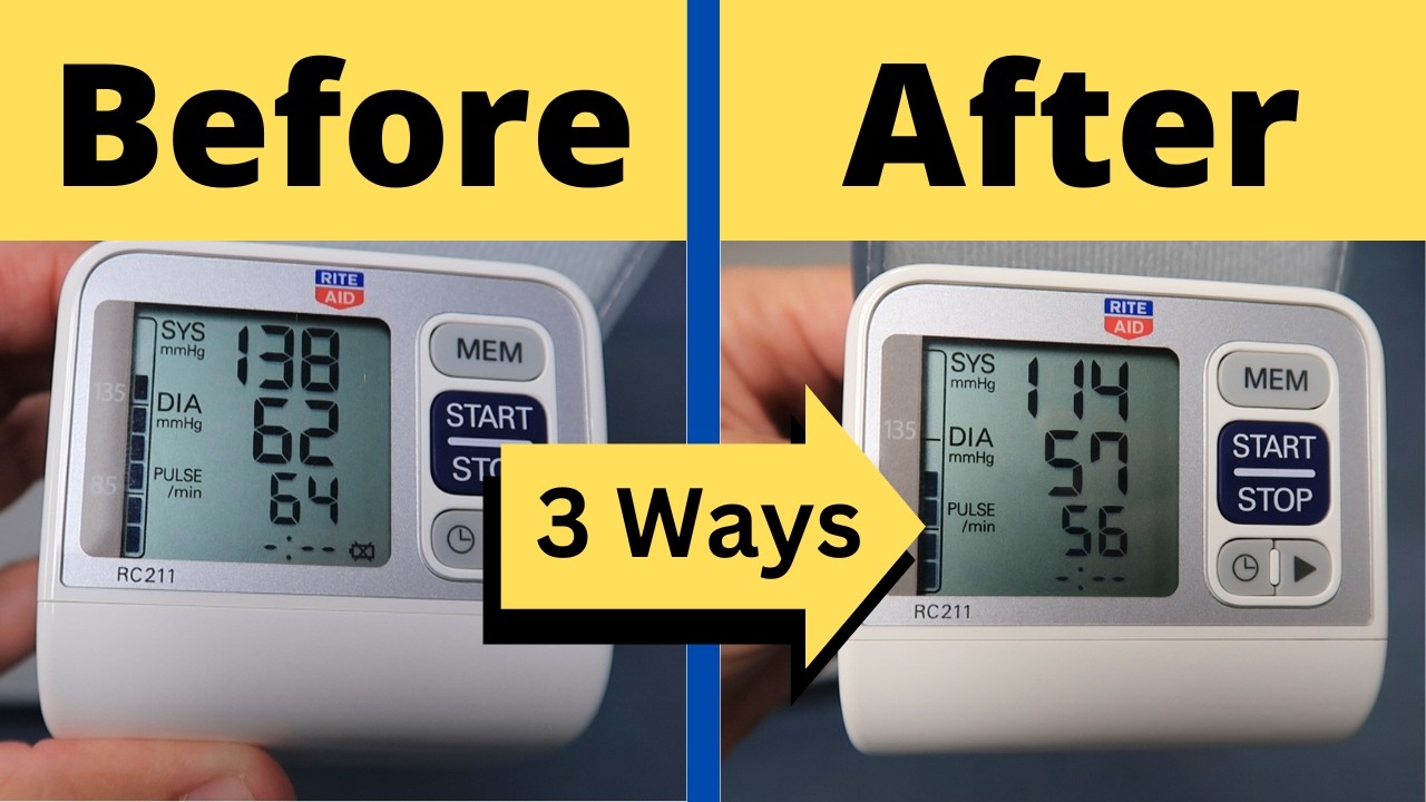 Three-Step Lifestyle Approach to Healthy Blood Pressure