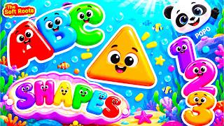 Preschool Learning activities for 3 year olds at home | Learn ABC Phonics Shapes Numbers Colors 🌈 screenshot 2