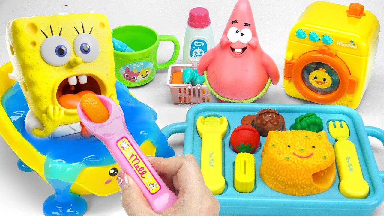 Satisfying Unboxing SPONGEBOB Doctor Toys Collection, Ambulance Collection Toys ASMR