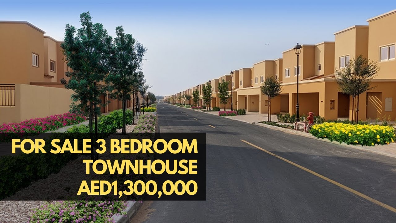 For Sale 3 Bedroom Townhouse Dubai YouTube