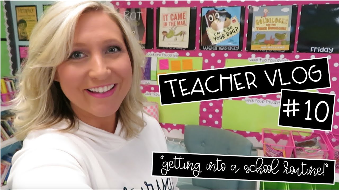 Teacher Vlog 10 Getting into a school routine YouTube