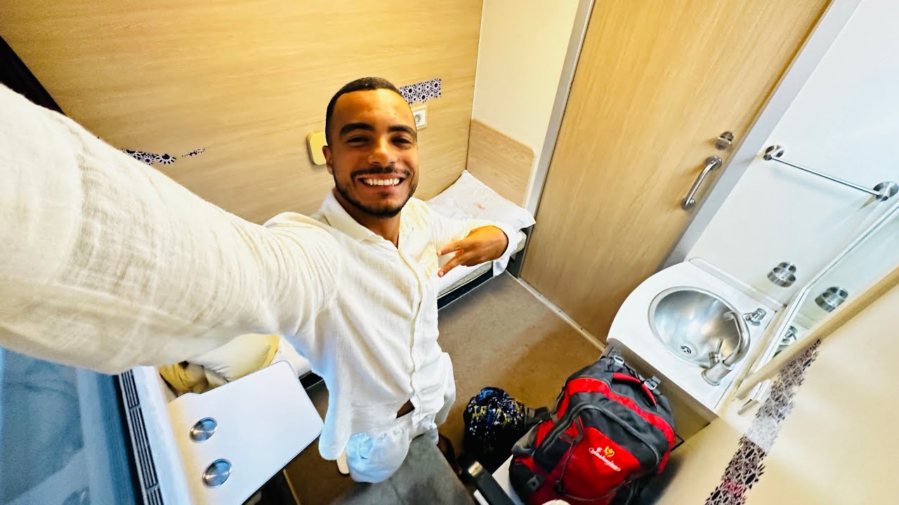 جربت قطار النوم بالمغرب🇲🇦😍