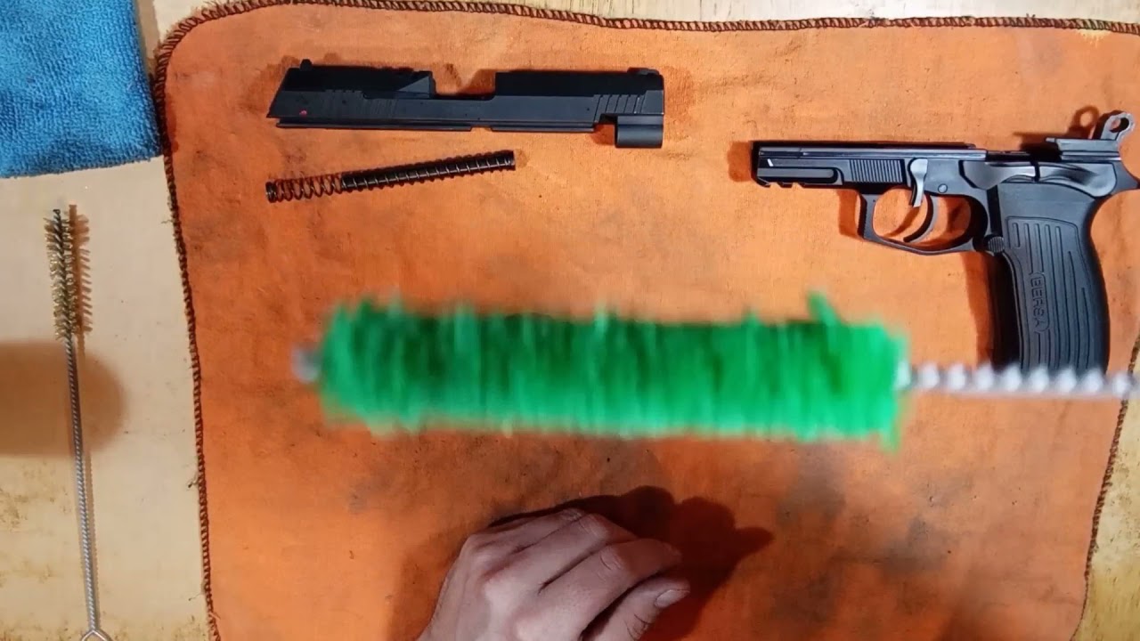 Tutorial gorilón: limpiando mi pistola Bersa TPR9 - calibre 9 mm