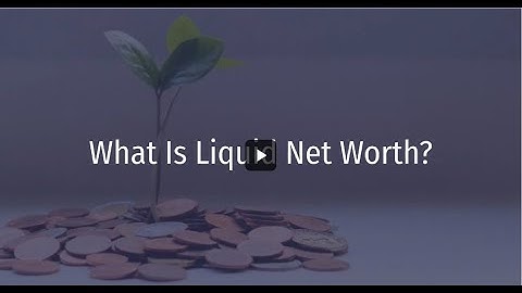 Liquid Net Worth - Why You Need to Measure It