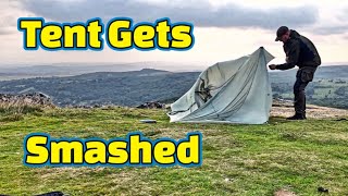 Wind Test of the new Naturehike Summiture 2 Aliexpress #camping #aliexpress ##cashbackchallenge