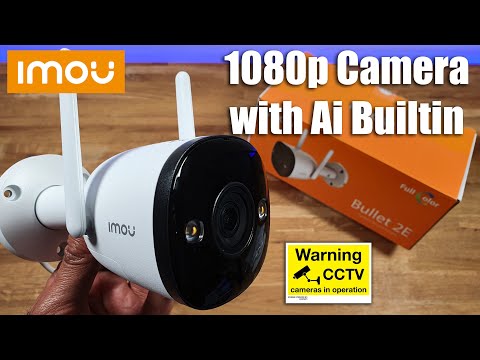 Imou Bullet 2e - caméra de surveillance 1080p Wifi extérieure IP67
