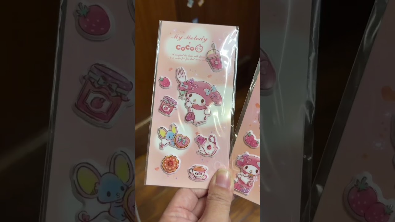 為了美樂蒂衝CoCo!超萌聯名杯與加價購貼紙開箱|亞米媽媽SunnyYummy! 縮圖