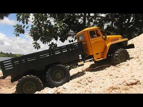 Video Ural Truck RC WPL B36 Xe ô tô Xe cẩu Xe Reo - youtube