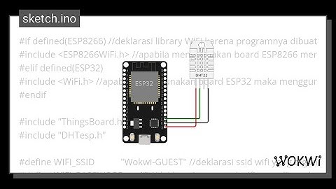 Menampilkan Data Sensor Di Thinger.io Dengan Wokwi