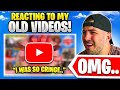 Reacting To Our Oldest YouTube Videos.. 🤣 (Cringe and Funny)