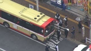 バス運転手刺されけが 東京、ＪＲ西八王子駅前