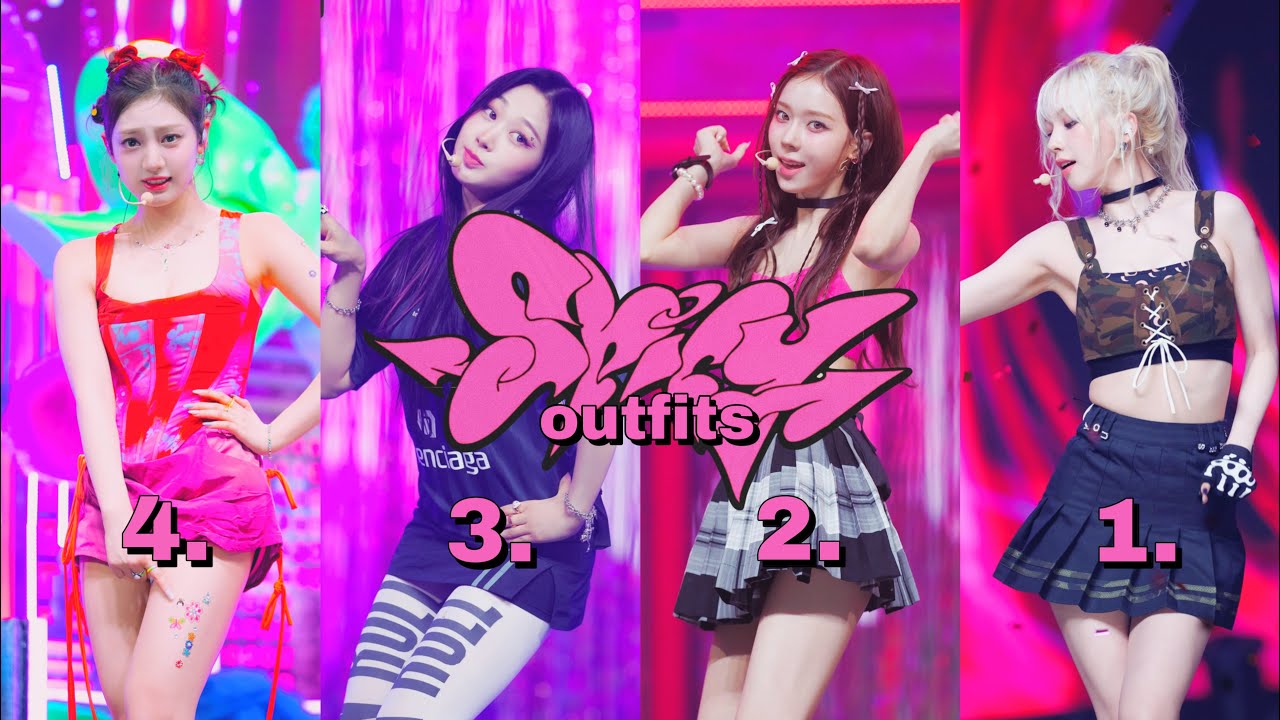 Ranking aespa's SPICY stage outfit's