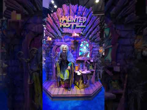 Previewing Haunted Hotel Dark Ride from Sally Dark Rides, premiering at Funtown Splashtown #iaapa