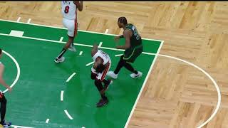 Jimmy Butler gets injured by Marcus Smart