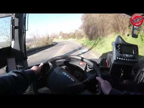 D.C.D - BUS DRIVING POV / CONDUITE POV - CAHORS - PRAYSSAC.