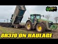 8R OUT ON HAULAGE, AGRI-BUMPERS AND CHECK ON WHEATS AND OSR