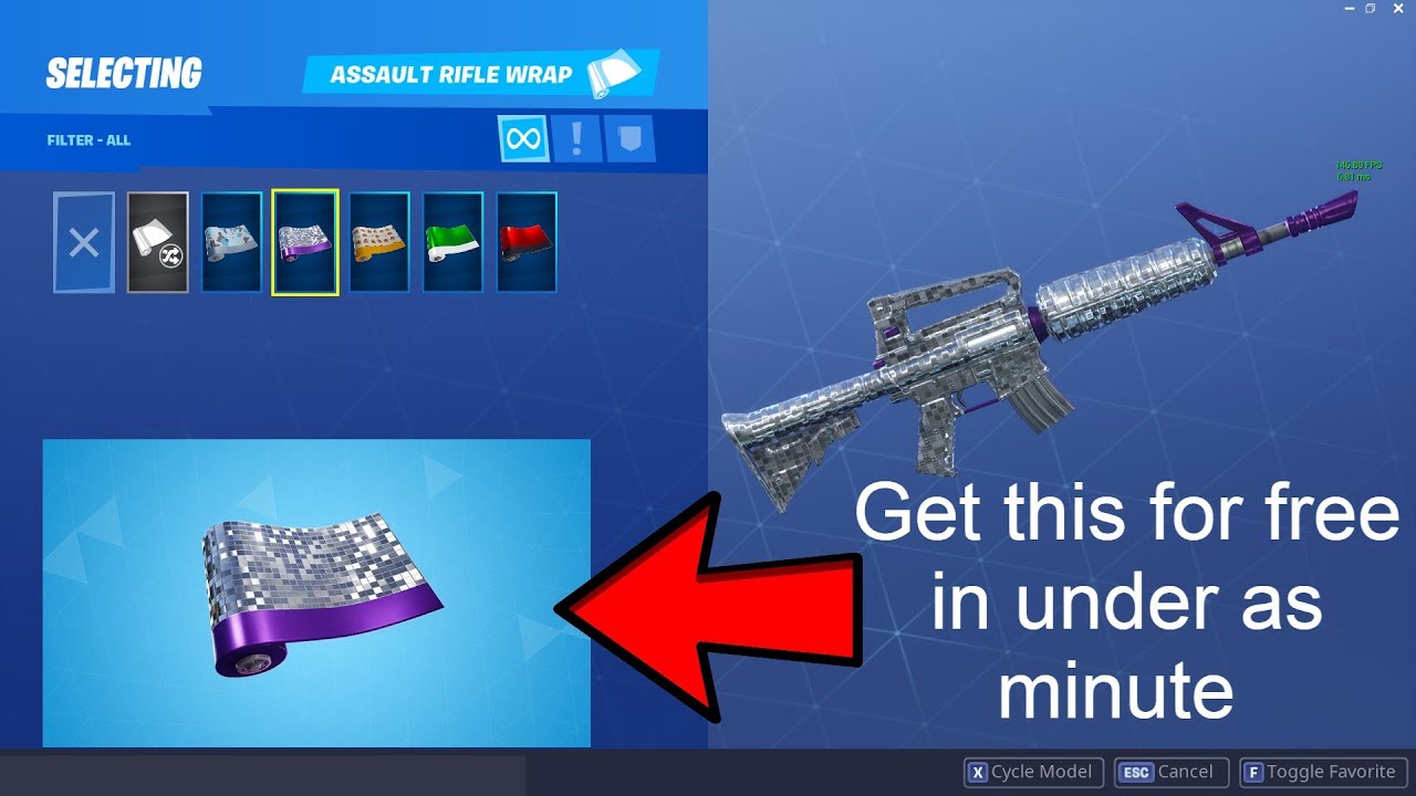 Fastest way To Get the disco wrap for Free