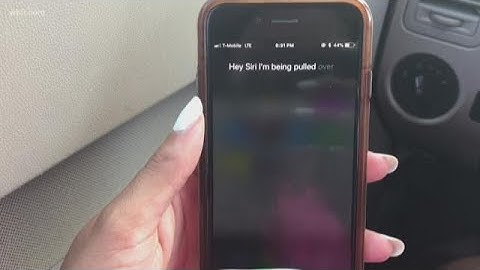 App lets Siri record police traffic stops